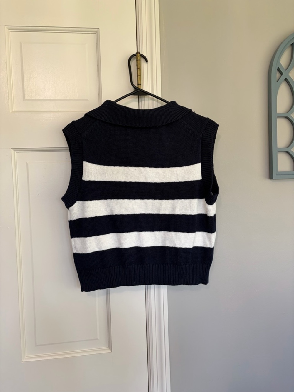 moon & madison Navy Knit Sweater Top - Picture 3 of 3